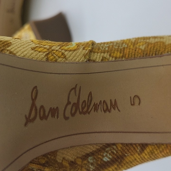 269- Sam Edelman Codie Ankle Boots, Tumeric Paiscord 5M NWT - Picture 9 of 15